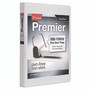 Cardinal Premier Easy Open ClearVue Locking Slant-D Ring Binder, 3 Rings, 1" Capacity, 11 x 8.5, White