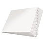 Cardinal Paper Insertable Dividers, 8-Tab, 11 x 17, White, Clear Tabs, 1 Set