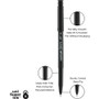 uniball ONYX Rollerball Pen, Stick, Fine 0.7 mm, Black Ink, Black Barrel, 72/Pack