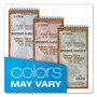 TOPS Second Nature Recycled Notepads, Gregg Rule, Randomly Assorted Cover Colors, 70 White 4 x 8 Sheets (TOP74130) View Product Image