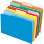 Pendaflex 1/3 Tab Cut Legal Recycled Top Tab File Folder - 8 1/2" x 14" - Assorted - Acid-free - 10% Recycled