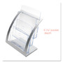 deflecto 3-Tier Literature Holder, Leaflet Size, 11.25w x 6.94d x 13.31h, Silver (DEF693745) View Product Image