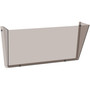 deflecto Unbreakable DocuPocket Wall File, Letter Size, 14.5" x 3" x 6.5", Smoke