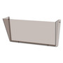 deflecto Unbreakable DocuPocket Wall File, Letter Size, 14.5" x 3" x 6.5", Smoke