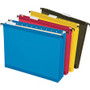 Pendaflex SureHook Letter Recycled Hanging Folder - 3 1/2" Folder Capacity - 8 1/2" x 11" - 3 1/2" Expansion - 11 pt. - Poly - (PFX09213)