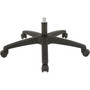Lorell Mesh Mid-Back Task Chair - Mesh Seat Material - Mesh Back Material - Mid Back - 5-star Base - Black