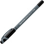 Paper Mate FlexGrip Ultra Recycled Ballpoint Pen, Stick, Fine 0.8 mm, Black Ink, Gray Barrel, Dozen