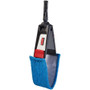 Rubbermaid Commercial Adaptable Flat Mop Kit, 19.5 x 5.5 Blue Microfiber Head, 48" to 72" Yellow Aluminum Handle