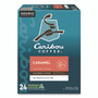 Caribou Coffee Caramel Hideaway K-Cups, Mild Roast, 24/Box