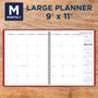 AT-A-GLANCE Monthly Apptmt. Planner, Jan-Mar, Wirebound, 9"x11", Red (AAG7025013) View Product Image
