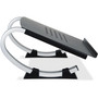 Allsop Redmond Adjustable Curve Notebook Stand, 15" x 11.5" x 6", Black/Silver, Supports 40 lbs