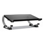 Allsop Redmond Adjustable Curve Notebook Stand, 15" x 11.5" x 6", Black/Silver, Supports 40 lbs (ASP30498) View Product Image
