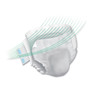 Prevail Per-Fit360 Degree Briefs, Maximum Plus Absorbency, Size 1, 26" to 48" Waist, 96/Carton