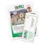 Avery Tri-Fold Brochures, 92 Bright, 85 lb Text Weight, 8.5 x 11, Matte White, 100/Pack (AVE8324) View Product Image