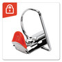 Cardinal XtraLife ClearVue Non-Stick Slant-D Ring Binder, 3 Rings, 4" Capacity, 11 x 8.5, White