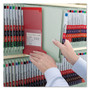 Smead End Tab Pressboard Classification Folders, Six SafeSHIELD Fasteners, 2" Expansion, 2 Dividers, Legal Size, Gray-Green, 10/Box