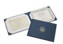 AbilityOne 7510004822994, SKILCRAFT Award Certificate Binder, 8.5 x 11, Navy Seal, Blue/Gold