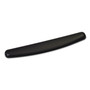3M Antimicrobial Gel Compact Keyboard Wrist Rest, 18 x 2.75, Black