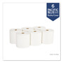 Georgia Pacific Professional Pacific Blue Basic Nonperf Paper Towels, 1-Ply, 7.78 x 1,000 ft, White, 6 Rolls/Carton
