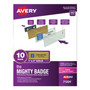 The Mighty Badge by Avery Mighty Badge Professional Reusable Name Badge System - Plastic - Gold - (AVE71204)