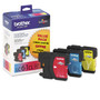 Brother Innobella LC613PKS Original Inkjet Ink Cartridge - Cyan, Yellow, Magenta - (BRTLC613PKS)