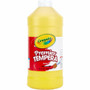 Crayola 32 oz. Premier Tempera Paint - 1 Color(s) - Yellow - 2 lb - Washable