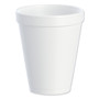 Dart Foam Drink Cups, 10 oz, White, 25/Bag, 40 Bags/Carton
