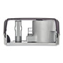 San Jamar VersaTwin Tissue Dispenser, Classic, 8 x 5.75 x 12.75, Transparent Black Pearl