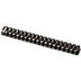 Fellowes Plastic Binding Combs - 1.5" Height x 11" Width x 1.5" Depth - 340 x Sheet Capacity - For Letter 8 1/2" x 11" Sheet - Black - Plastic