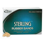 Alliance Sterling Rubber Bands, Size 8, 0.03" Gauge, Crepe, 1 lb Box, 7,100/Box
