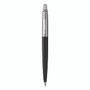 Parker Jotter Ballpoint Pen, Retractable, Medium 0.7 mm, Blue Ink, Black/Chrome Barrel