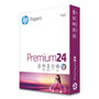 HP Papers Premium24 Paper, 98 Bright, 24 lb Bond Weight, 8.5 x 11, Ultra White, 500/Ream