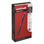 uniball 307 Gel Pen, Retractable, Fine 0.5 mm, Blue Ink, Black Barrel, Dozen (UBC1947088) View Product Image