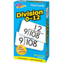 TREND Skill Drill Flash Cards, Division, 3 x 6, Black and White, 91/Pack