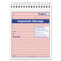 TOPS Telephone Message Book with Fax/Mobile Section, Two-Part Carbonless, 4.25 x 5.5, 50 Forms Total (TOP4010) View Product Image
