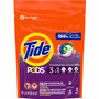 Tide PODS 3-1 Laundry Detergent - Spring Meadow Scent - Spill Resistant - White, Orchid - 35/Bag