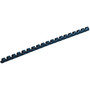 Fellowes Plastic Comb Bindings, 5/16" Diameter, 40 Sheet Capacity, Navy Blue, 100/Pack (FEL52506) View Product Image