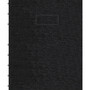 Blueline MiracleBind Notebook, 1-Subject, Medium/College Rule, Black Cover, (75) 9.25 x 7.25 Sheets