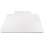 deflecto SuperMat Frequent Use Chair Mat, Med Pile Carpet, Flat, 36 x 48, Lipped, Clear