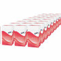 Genuine Joe Jumbo Striped Straws - 7.8" Length - Plastic - Red, White - 500/Box