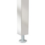 Alera Double Pedestal Steel Desk, 60" x 30" x 29.5", Cherry/Putty, Chrome-Plated Legs