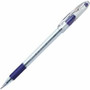 Pentel R.S.V.P. Ballpoint Stick Pens - 0.7 mm Fine Pen Point - Refillable - Violet Ink - Clear Barrel