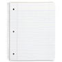 Business Source Wirebound Notebooks,3-Hole,Colg Rule,8-1/2"x11",100Shts,WE (BSN10968) View Product Image