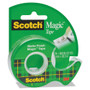 Scotch Magic Tape in Handheld Dispenser, 1" Core, 0.5" x 66.66 ft, Clear