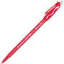 Paper Mate Erasermate Ballpoint Pens - 1 mm Medium Conical Pen Point - Erasable - Red Ink - Red Barrel