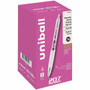 uniball™ 207 Gel Pens - 0.7 mm Medium Pen Point - Retractable - Black Ink - Pigment-based, Gel-based - Pink Barrel