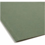 Smead Box Bottom Hanging File Folders, 1" Capacity, Legal Size, Standard Green, 25/Box
