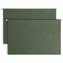 Smead Box Bottom Hanging File Folders, 1" Capacity, Legal Size, Standard Green, 25/Box