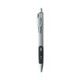 Universal Comfort Grip Gel Pen, Retractable, Medium 0.7 mm, Black Ink, Gray/Black/Silver Barrel, 36/Pack (UNV39724) View Product Image