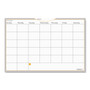 AT-A-GLANCE WallMates Self-Adhesive Dry Erase Monthly Planning Surfaces, 36 x 24, White/Gray/Orange Sheets, Undated